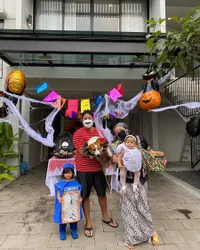 Potret Halloween ala Seleb Indonesia, Ada yang Jadi Kaleng Kerupuk Sampai Pocong Cute