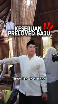 Potret Irfan Hakim Preloved Baju Gratis Saat Halal Bi Halal, Senang Semuanya Bahagia