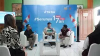 Potret Ivan Gunawan Bagikan Ilmu Tentang Wirausaha Pada Siswa SMK Dalam Kampanye #Serunya17an TikTok
