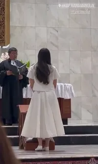 Potret Jessica Mila Jalani Peneguhan Sidi Sebelum Menikah, Prosesi Khidmat - Dihadiri Keluarga