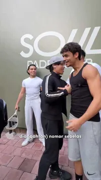 Potret Keluarga Gen Halilintar Main Padel Bareng Harris J, Seru Banget