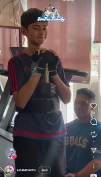 Potret King Faaz Pertama Kali Berlatih Angkat Beban, Ototnya Semakin Terbentuk