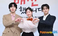 Potret Kompak Ahn Hyo Seop, Chae Won Bin dan Kim Bum di Preskon 'SOLD OUT ON YOU'