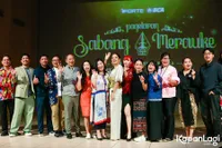 Potret Latihan Jelang Pagelaran Sabang Merauke ‘Pahlawan Nusantara', Isyana Sarasvati Cantik Serba Merah