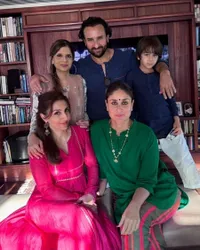 Potret Lebaran Keluarga Saif Ali Khan, Kareena Kapoor Ikut Merayakan Meski Beda Agama - Taimur Ganteng Kebangetan