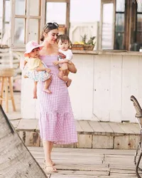 Potret Liburan Amy Qanita - Syahnaz dan Nisya di Bali, Seru Tanpa Raffi dan Gigi