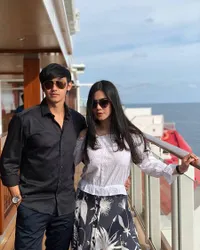 Potret Liburan Romantis Caesar Hito dan Felicya Naik Kapal Pesiar