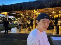 Potret 'Lovestagram' Kim Woo Bin dan Shin Min Ah Saat Liburan Bareng di Bali - Romantis Meski Tak Foto Bareng