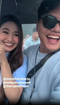 Potret Mahalini Dipuji Karena Langsing Setelah Melahirkan, Netizen: Yang 'Hamil' Rizky Febian?
