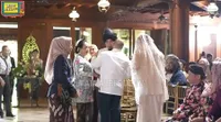 Potret Maia Estianty Salaman dengan Ahmad Dhani dan Mulan Jameela di Pengajian Pernikahan Al Ghazali, Akur