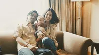 Potret Manis Baby Surinala Anak Putri Marino & Chicco Pakai Bando