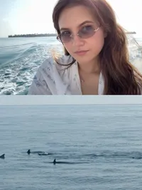 Potret Marsha Aruan Nikmati Liburan di Maldives, Gayanya Santai di Tepi Pantai