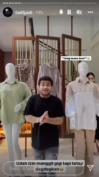 Potret Nagita Slavina Akting Jadi Karyawan Toko Fadil Jaidi, Minta Izin Terus Buat Panggil Nama 'Gigi' - Netizen: Digaji Berapa?