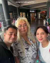 Potret Nagita Slavina Bertemu dengan Gideon Tengker, Dapat Peluk dan Ciuman di Kening