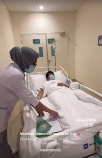 Potret Parto Patrio Jalani Operasi Kedua di Rumah Sakit, Derita Sakit Batu Ginjal