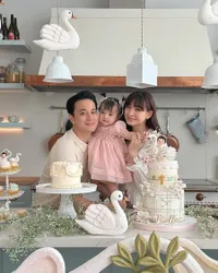 Potret Perayaan Ulang Tahun Brielle Anak Billy Davidson yang Pertama, Dekorasinya Cantik Serba Princess