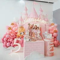 Potret Perayaan Ultah ke-5 Nastusha Anak Chelsea Olivia, Serba Pink Bernuansa Kerajaan