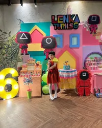 Potret Perayaan Ultah Lenka Anak Erina GD yang Jarang Tersorot, Squid Game Party Seru