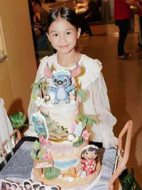 7 Potret Perayaan Ultah Nastusha Anak Chelsea Olivia ke-9 Tahun, Bertema Lilo and Stitch