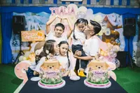 Potret Perayaan Ultah Thania - Thalia, Ruben Onsu Akhirnya Hadir - Tampak Lebih Segar dan Bahagia