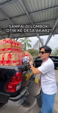 Potret Perjuangan Jerome Polin ke Pedalaman Lombok untuk Mengajar, Ngaku Terharu Lihat Semangat Anak-anak