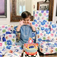 Potret Pesta Ultah ke-7 Razeen Anak Nurah Syahfirah dan Teuku Rafly, Digelar Sederhana - Rassya Ikut Serta