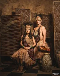 Potret Prewedding Terbaru Kaesang Pangarep dan Erina Gudono, Menawan Usung Adat Papua - Tahan Napas Supaya Gak Lemu