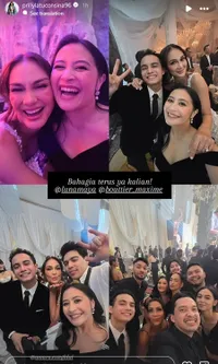 Potret Prilly Latuconsina Hadir di Resepsi Luna Maya - Maxime Bouttier, Ditemani Omara Esteghlal
