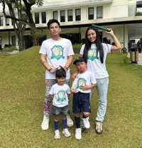 Potret Rachel Vennya dan Mantan Suaminya Temani Xabiru Sports Day di Sekolah, Kompak Banget!