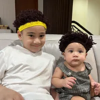 Potret Rafathar dan Rayyanza Mendadak Kribo, Jadi Duo Nggemesin