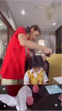 Potret Rempong Thania Putri Onsu Tiap Pagi, Ribet Soal Rambut Hingga Pakai Makeup dan Sampai Dipanggil Mami Nia - Lucu Gemesin Banget