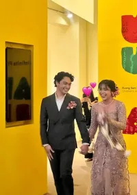 Potret Resepsi Pernikahan Mikha Angelo dan Gregoria Mariska Tunjung, Mempelai Nyanyi Sendiri - Dihadiri Rekan Selebritis