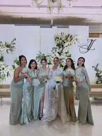 Potret Tissa Biani Jadi Bridesmaid di Pernikahan Wavi Zihan dan Jaz