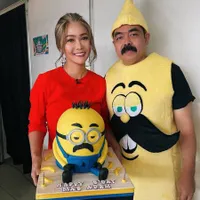 Potret Ulang Tahun Adam Susesno Suami Inul Daratista, Cosplay Jadi Minions - Birthday Cake Bikin Gemas