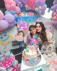 Potret Ultah Nazli Anak Nurah Syahfirah dan Teuku Rafly, Dirayakan di Waterpark dan Staycation di Hotel Mewah