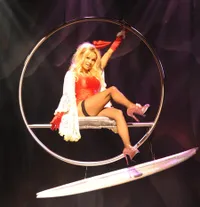 Pamela Anderson di Teater Wimbledon