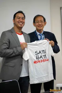 Pandji Pragiwaksono di The Marketeers Segitiga Emas Bussiness Park