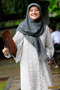 Para Pemain Sinetron Berkah - di Sela Syuting