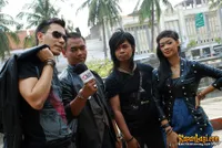 Pemotretan Band D Bandits di Kota Tua Jakarta Barat