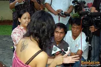 Poppy Bunga di Syukuran Film BIDADARI JAKARTA