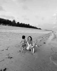 Quality Time Bertiga di Bali, Intip Momen Nikita Willy Saat Fokus Momong Baby Issa