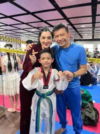 Reaksi Anang Hermansyah dan Ashanty Lihat Anak Tanding Taekwondo, Teriak Gregetan