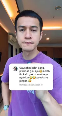 Reaksi Herjunot Ali Saat Disarankan 'Gak Usah Menikah' oleh Netizen, Beri Jawaban Bijak
