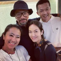 Reuni Saudara, Potret Mantan Pebulutangkis Taufik Hidayat dan Ami Gumelar Bareng Aktris Ladya Cherryl Sang Kakak Ipar