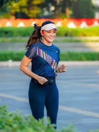 Ririn Ekawati Ikut Marathon 5K di Sydney, Dapat Medali Mini