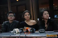 Ria Irawan di Preskon Film AI LOP YU PUL