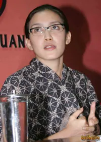 Rieke Dyah Pitaloka di Gedung Nusantara 1