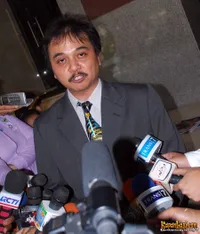 Roy Suryo di Mabes Polri