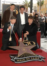 Russell Crowe di Hollywood Boulevard
