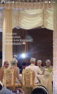 Sah! Al Ghazali Resmi Menikah dengan Alyssa Daguise, Dinikahkan Adik - Beri Mahar Emas dan Uang Euro